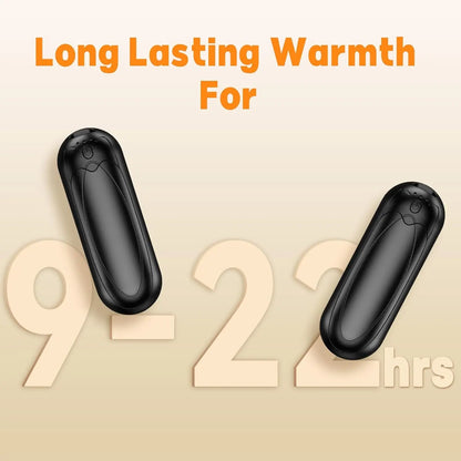 Hand Warmers Rechargeable 2 Pack, 2025 Upgraded Electric Portable Hand Warmers 7000Mah Electric Portable Pocket Heater with 3 Levels Warmth, Gift for Women Men