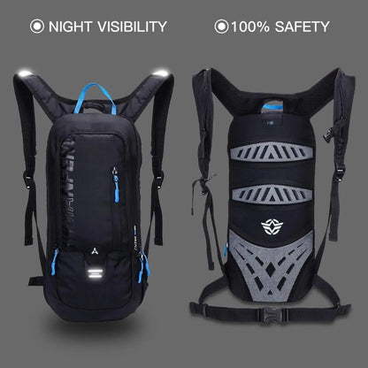Bike Backpack, 6L Biking Bicycle Cycling Backpack Breathable Bag for Running Skiing